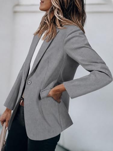 Cicy Bell Womens Casual Blazers Long Sleeve Work Office Suit Jackets Blazer
