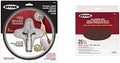 Hyde 09977 Radial Sander and Hyde Round Abrasive Sanding Disc, 9" 120 Grit, 25 Pack