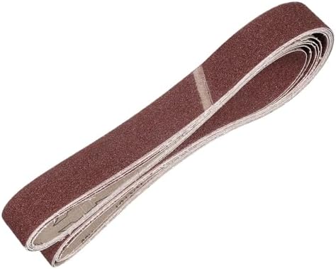 HARFINGTON 1-1/2 x 60 Inch Sanding Belts, 6 Pcs 36 Grit Aluminum Oxide Abrasive Belt Sander File Belt for Woodworking, Metal Polishing, Knife Sharpener