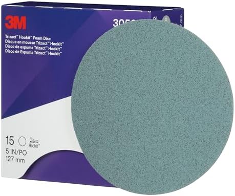Trizact 3M Trizact Hookit Foam Disc, 30562, 5 in, 5000