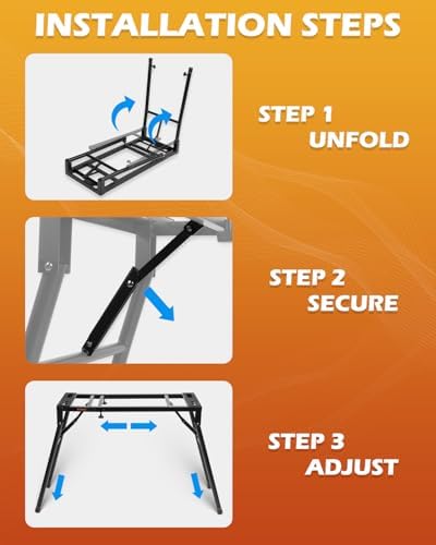 STRICH Collapsible Piano Keyboard Stand & Bench Set, Portable Digital Piano Stand for 54-88 Key Electric Pianos & X-Style Piano Bench, Music Keyboard Bench Seat, Chair, Black, SKT-01 & SPB-M10