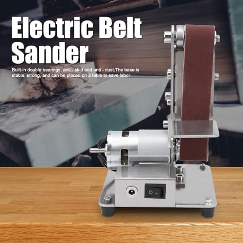Electric Belt Sander Vertical Polisher Supply Machine 775 for Mini 96W 240V Steel Combination Disc Belt Sanders (US Plug 110‑240V)