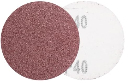 HARFINGTON 5 Pcs 2 Inch Sanding Discs 40 Grit Red Aluminum Oxide