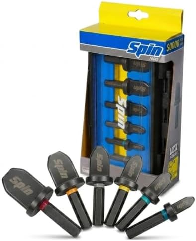 SPIN S6000 6-Piece Drill Bit Swaging Tool Set 1/4, 3/8, 1/2, 5/8, 3/4, 7/8-Inch