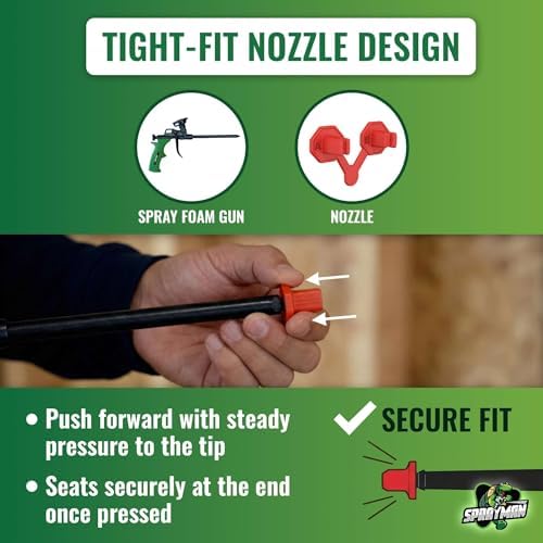 Sprayman Spraycoat Fire Rated Spray Foam Insulation 240 Sq Ft (18x27.1oz) High R-Value (11.32 / 2in) Heat & Noise Reduction, Closed Cell Polyurethane Foam Sealant - Gun & Cleaner NOT Included, 18 Pack