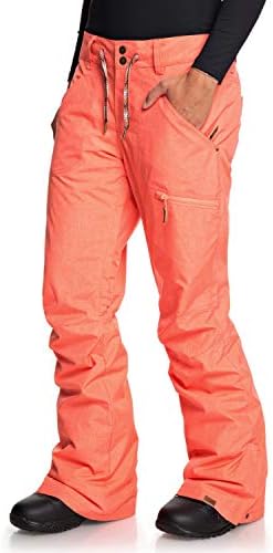 Roxy Women's Nadia Ski Pant – 10K Waterproof, Insulated, PFAS-Free, Adjustable Waist & Snow Gaiters