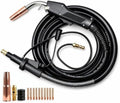 15ft Heavy-duty Mig Welding Gun 400A Replacement Tweco #4 for Lincoln LN-7 LN-8 LN-9 LN-25 LN-25PRO LF-72, LF-74 LN415 LN742 SYNERGIC 7 Power 25M Wire Feeder SP150 & SP200 SP-150 & SP-200 Welder