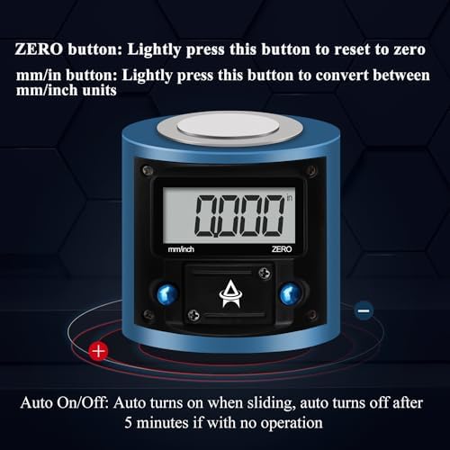 Electronic Z Axis Zero Setter,Digital Height Pre-Setter,Z Axis Pre Setting Device Positioning Tool,CNC Machining Center Blade Adjuster,for CNC Lathe,Milling Machine,Drilling Machine