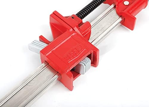 BESSEY IBEAM24, 24 In. Heavy Duty IBEAM Clamp, Red/Silver