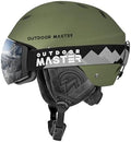 OutdoorMaster Kelvin Ski & Snowboard Helmet Set with RPO Goggles