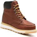 Work Boots for Men 6" Steel Toe Wedge Sole Waterproof Safety Boots