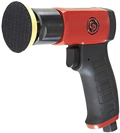 Chicago Pneumatic CP7201-3 Inch (75 mm) Air Polisher, Pistol Handle, Hook & Loop - 2,500 RPM