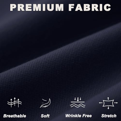 iChosy Womens High Waist Wide Straight Leg Trousers Casual Slacks Dress Pants with Pockets
