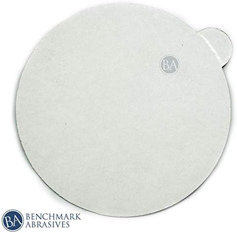 Benchmark Abrasives PSA No Hole 6 Inch Sanding Discs with Premium Ceramic Purple Automotive Orbital Sander Sandpaper 6 Inch Sanding Disc Self Stick Surface Blending Rust Removal (50 Pack), 80 Grit