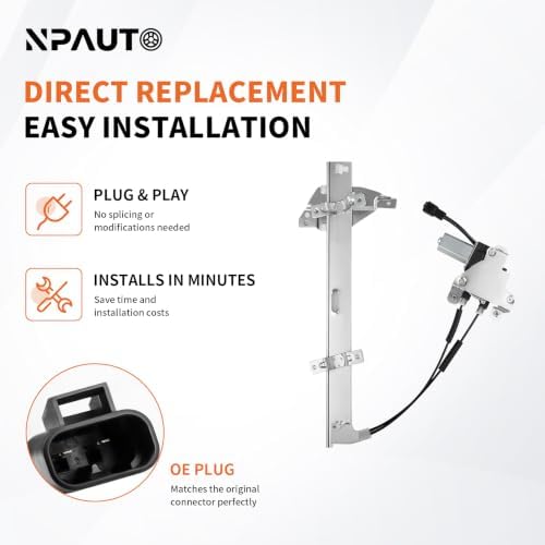 Front Passenger Power Window Regulator with Motor for Buick Century Regal