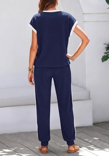 BTFBM 2 Piece Sets For Women Summer Lounge Set Airport Outfits Tracksuit