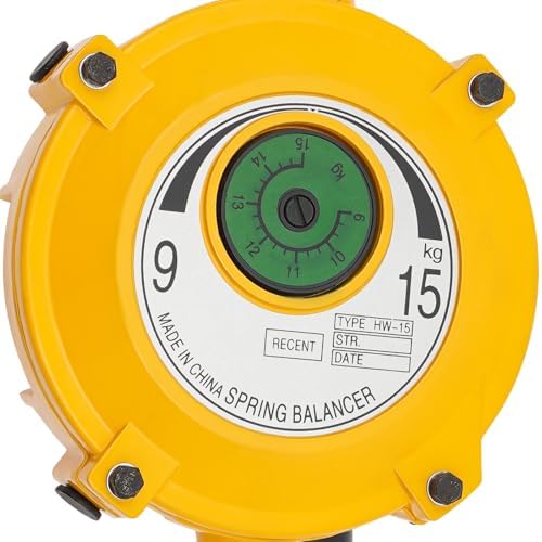 Spring Tool Balancer 20-33lbs Retractable Spring Balancer Self-Locking Ratchet Device Retractable Tool Fixture Holder with 1.5m Wire Rope Adjustable Balancer Retractor Hanging Holding Equipment