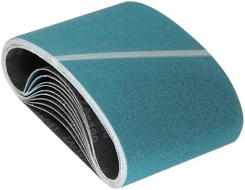 10 Pcs Sanding Belts 7-7/8 x 29-1/2 Inch 100 Grit Zirconia