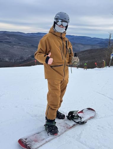 GSOU SNOW Mens Womens Snowboard Pants-Baggy Ski Snow Bibs