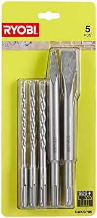 Ryobi RAKSP05 SDS Chisel Bits (5 Piece)