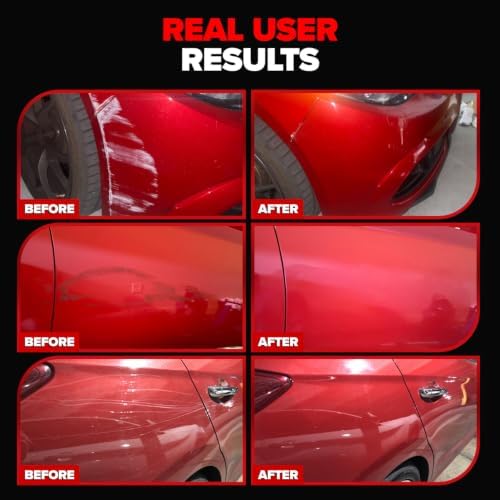 Carfidant Red Scratch & Swirl Remover Polish for Red Cars & Restorer