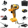 NEWONE 5-Tool Cordless Tool Combo Kit Compatible with De-Walt 20V Battery,Tool Set with Circular Saw, Drill,Reciprocating Saw, Impact Wrench, Sander with Accessories, 4.0Ah Lithium Battery and Charger