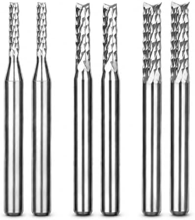Grout Removal Bit Tool Set Compatible with Dremel 1/8" 3/32" 1/16"