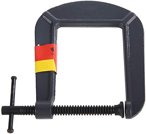 Heavy Duty G Type Woodworking C Clamp, Carpentry Clamping Device, Steel Forged C Clamp Vise with Ergonomic Handle, for DIY Wood Projects and Workshop Use (Clamping thickness 70*depth 110mm)