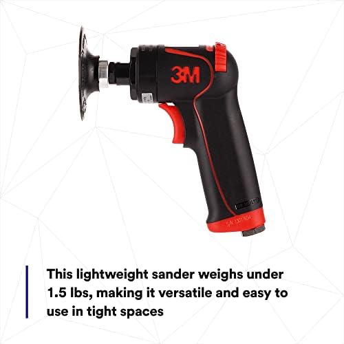 3M Pistol Grip Disc Sanders, 33577, 50 mm and 75 mm, 18,000 Max RPM