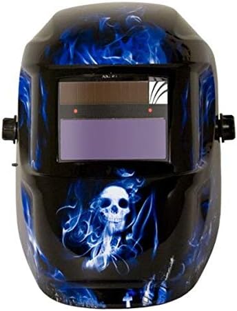 ArcOne 1000F-0141 Professional Grade Carrera Welding Helmet Shell with 1000F Auto-Darkening Filter, Blue Doom