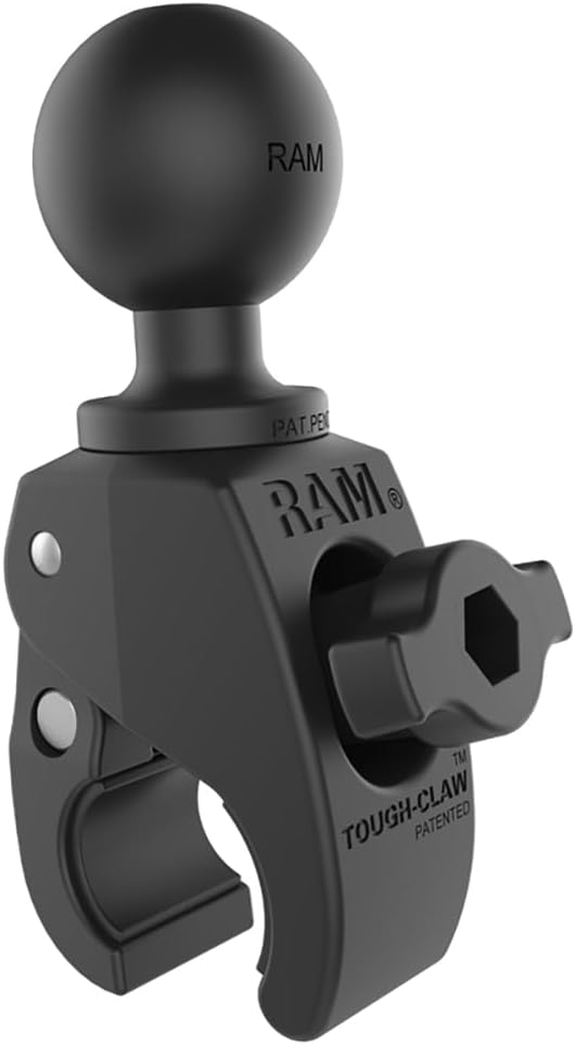 RAM MOUNTS Tough-Claw Small Clamp Mount with C Size 1.5" Ball Base