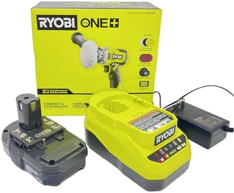 RYOBI 18V Cordless 3 in. Variable Speed Detail Polisher/Sander Kit