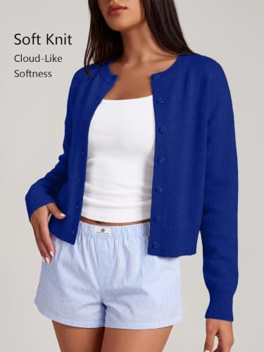 Trendy Queen Cropped Cardigan Sweaters for Women Fall Fashion Clothes 2026