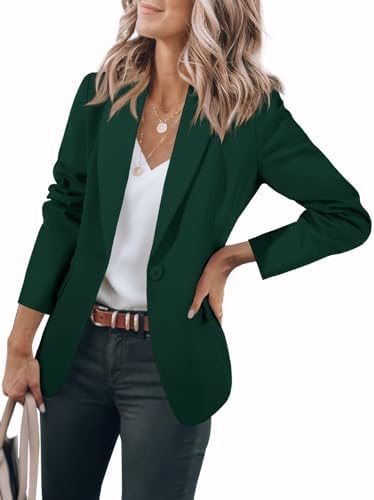 Cicy Bell Womens Casual Blazers Long Sleeve Work Office Suit Jackets Blazer