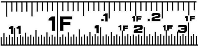 Crescent Lufkin 1" x 25' P1000 Series Hi-Viz® Orange Engineer's Yellow Clad A4 Blade Power Return Tape Measure - PHV1425DN
