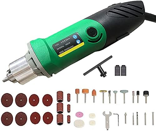 480W Rotary Tool Power Electric Die Multi-function Grinder Carver Set, 6 Step Variable Speed Adjustment, 30000RPM