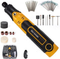 3.6V Cordless Rotary Tool Kit, 55-Piece Mini Grinder Set with Diamond Burrs, Cut-Off Wheels, Sanding Drums for Engraving, Polishing, Cutting, Resin Crafts