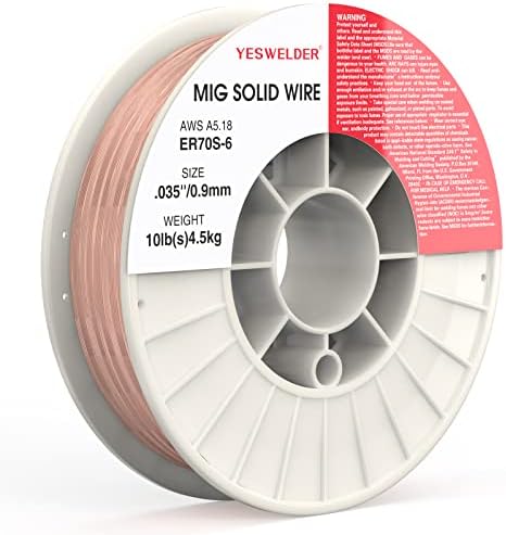 YESWELDER MIG Welding Wire, ER70S-6 Solid Carbon Steel