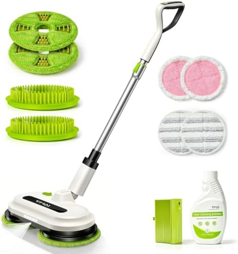 VMAI Cordless Electric Floor Scrubber & Mop with Cleaning Solution