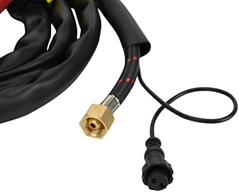 Plasma Cutter torch, PT-31 Air Plasma Cutting Gun with M161.5 Brass Screw 2 pins Connectors, Duty Cycle 60%, work with ESAB/L-TEC PT-31 JG-40 WSD-LG40 CUT50 and most Plasma Cutting machine