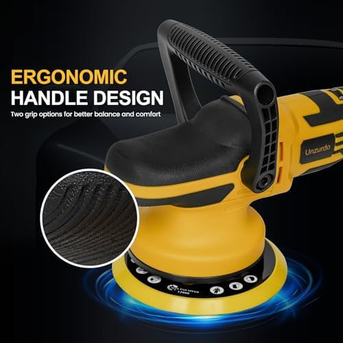 Cordless 6" DA Polisher Compatible with Dewalt 20V MAX Battery (Tool Only)