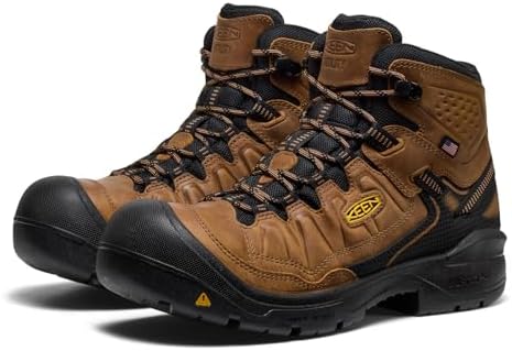 KEEN Utility Men's Targhee IV Waterproof Work Boot (Carbon Toe)