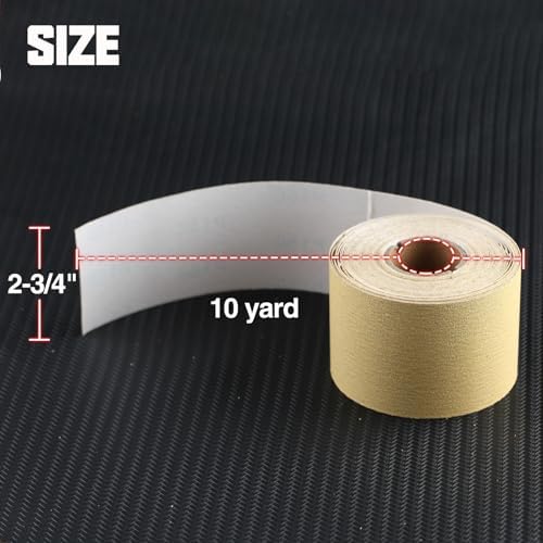 SPEEDWOX 150 Grit Sandpaper Roll Self Adhesive PSA Stickyback Sand Paper 2-3/4" Wide 10 Yard Long Sandpaper Sheets for Automotive & Woodworking Air File Long Board Sanders Metal Plastic Sanding Blocks