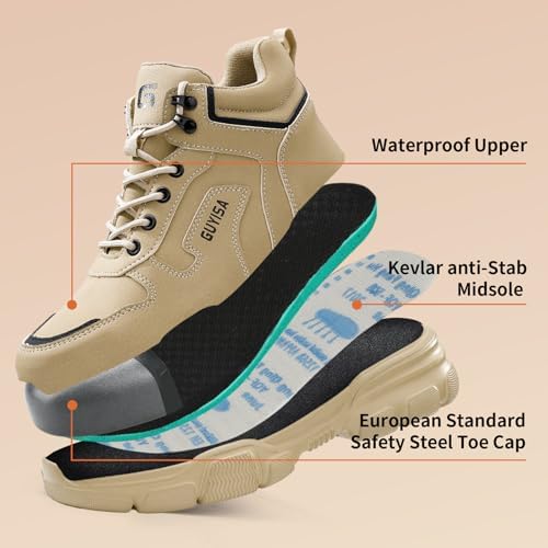 Steel Toe Shoes for Men Puncture Resistant Mens Safety Work Shoes