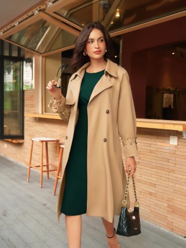 GRACE KARIN Women's Cap Sleeve Bodycon Work Business Office Midi Dress