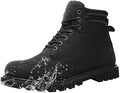 Work Boots for Men Soft Toe Waterproof Leather Workboots