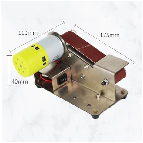 Micro Electric Sharpening Machine Mini Belt Sander DIY Polishing Grinding Adjustable Speed Polisher Machine High Performance