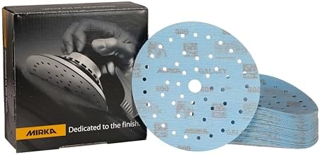 Mirka Galaxy Multifit Sandpaper 6 inch Grit 800 50 Discs Pack