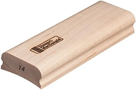 StewMac 8"-Long Wooden Radius Sanding Block, 14" Radius