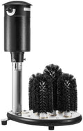 VEVOR Electric Commercial Glass Washer, 5-Brush Bar Glass Cleaner, 1200 Cups/Hour Wine Glass Cleaning Machine, Bar Glass Washer for Champagne Glasses, Beer Cups, Mugs, Perfect for Bars and Cafes